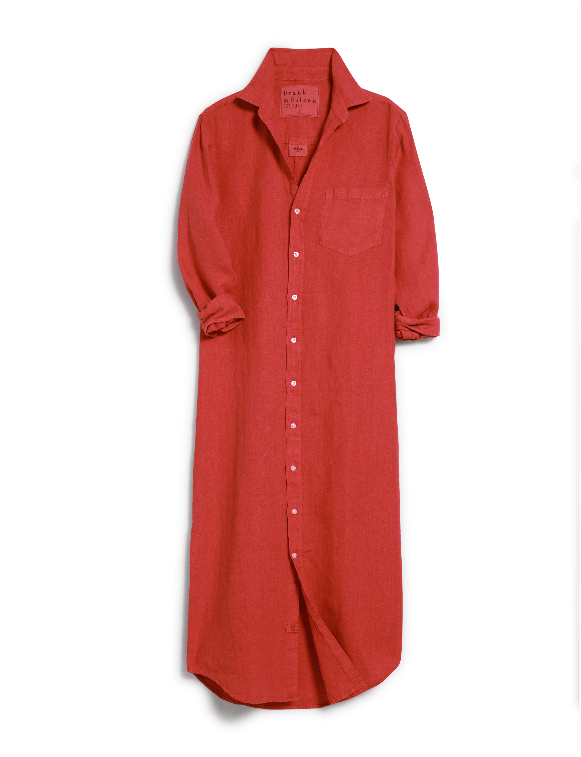 RORY Summer Red, Washed Linen