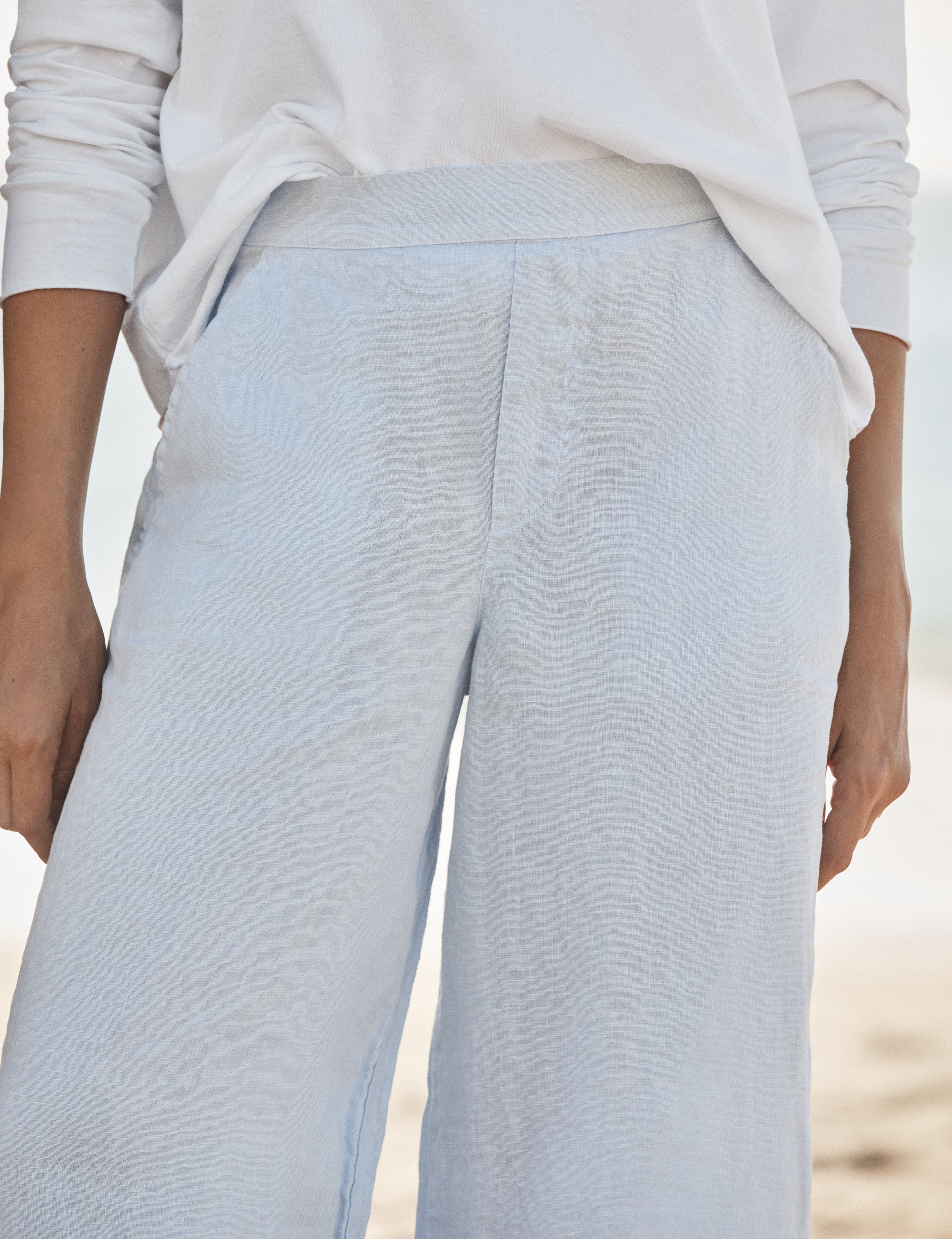 MAISIE French Blue, Washed Linen
