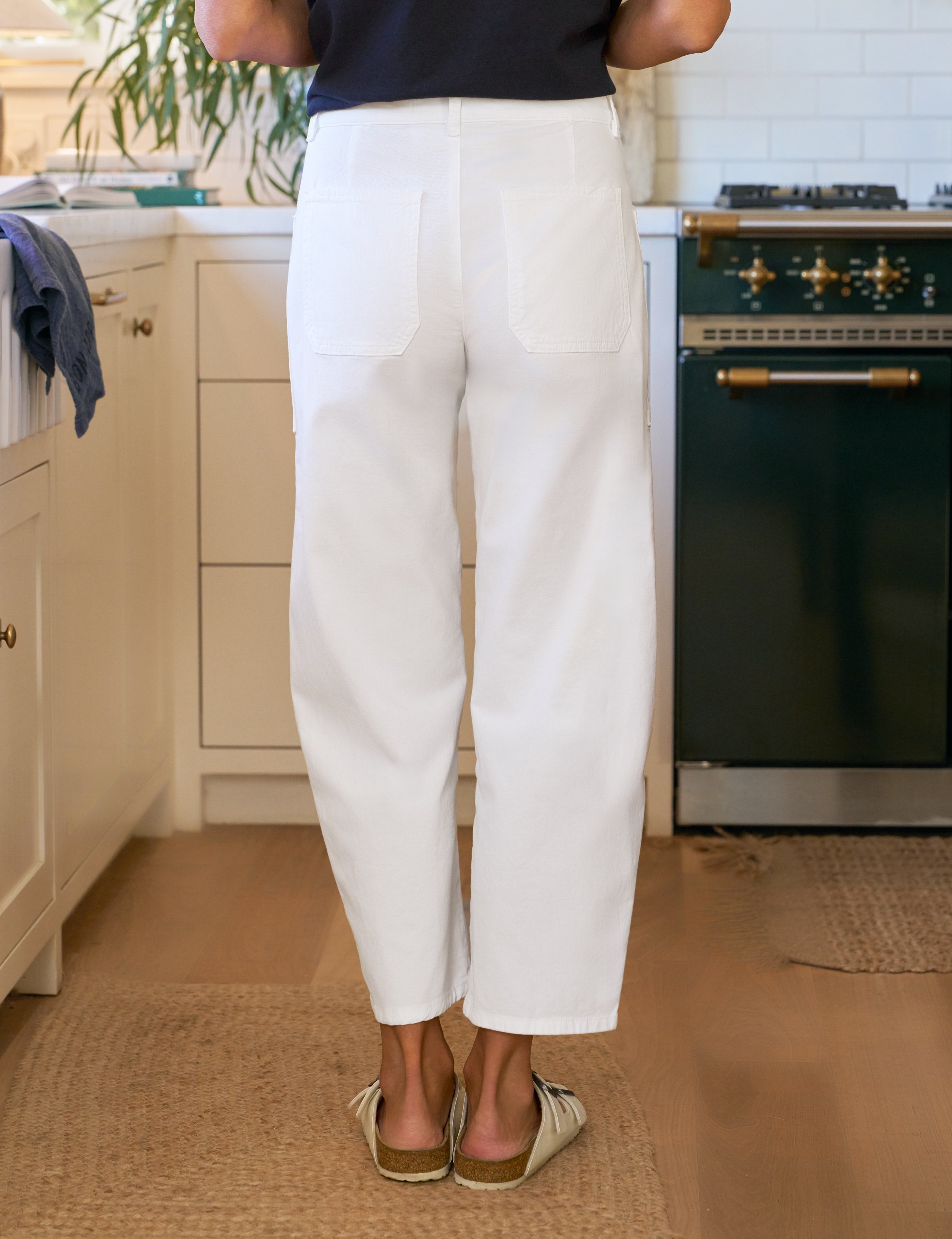 BRAY White, Italian Peached Twill