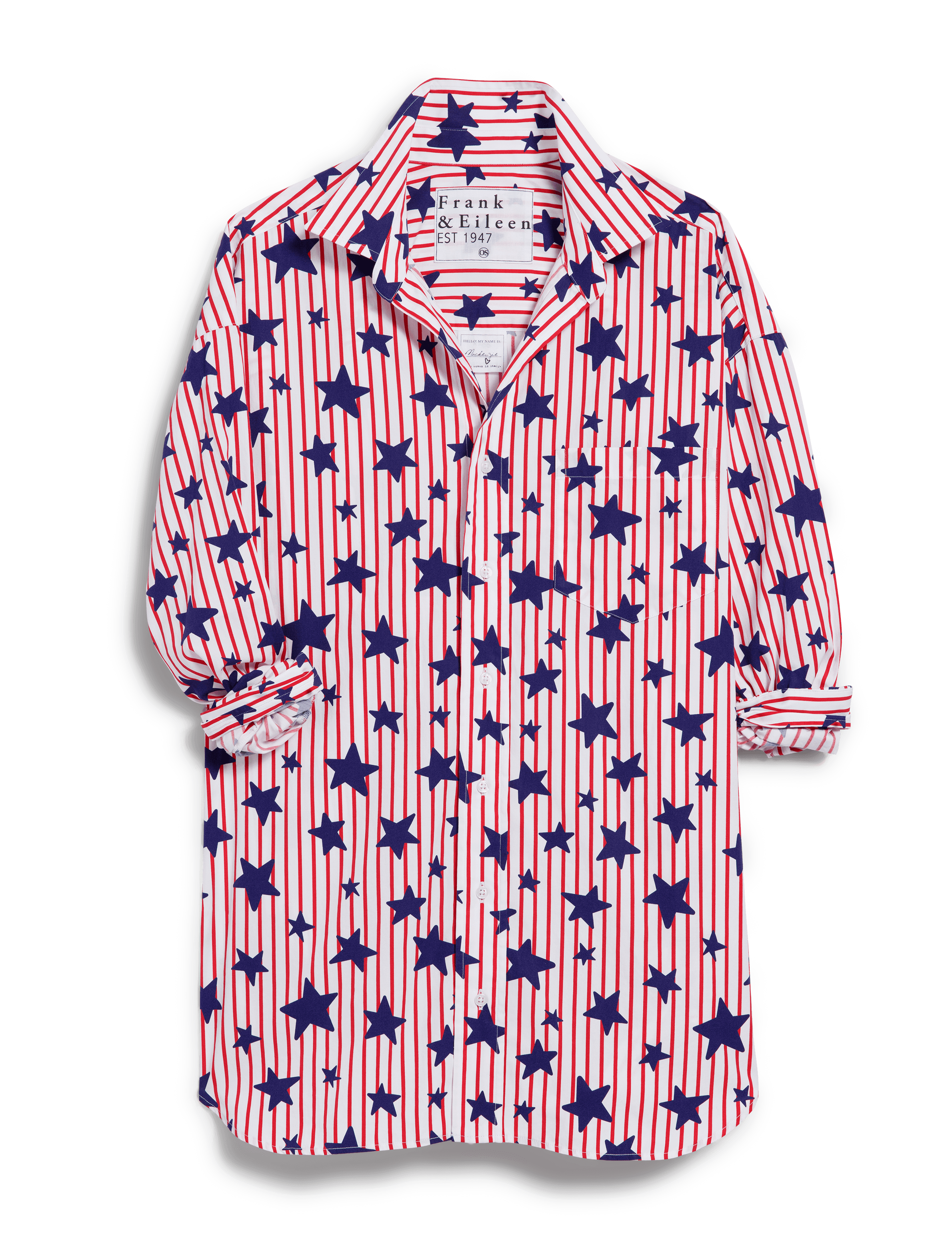 MACKENZIE Red Stripes and Navy Stars, Superluxe
