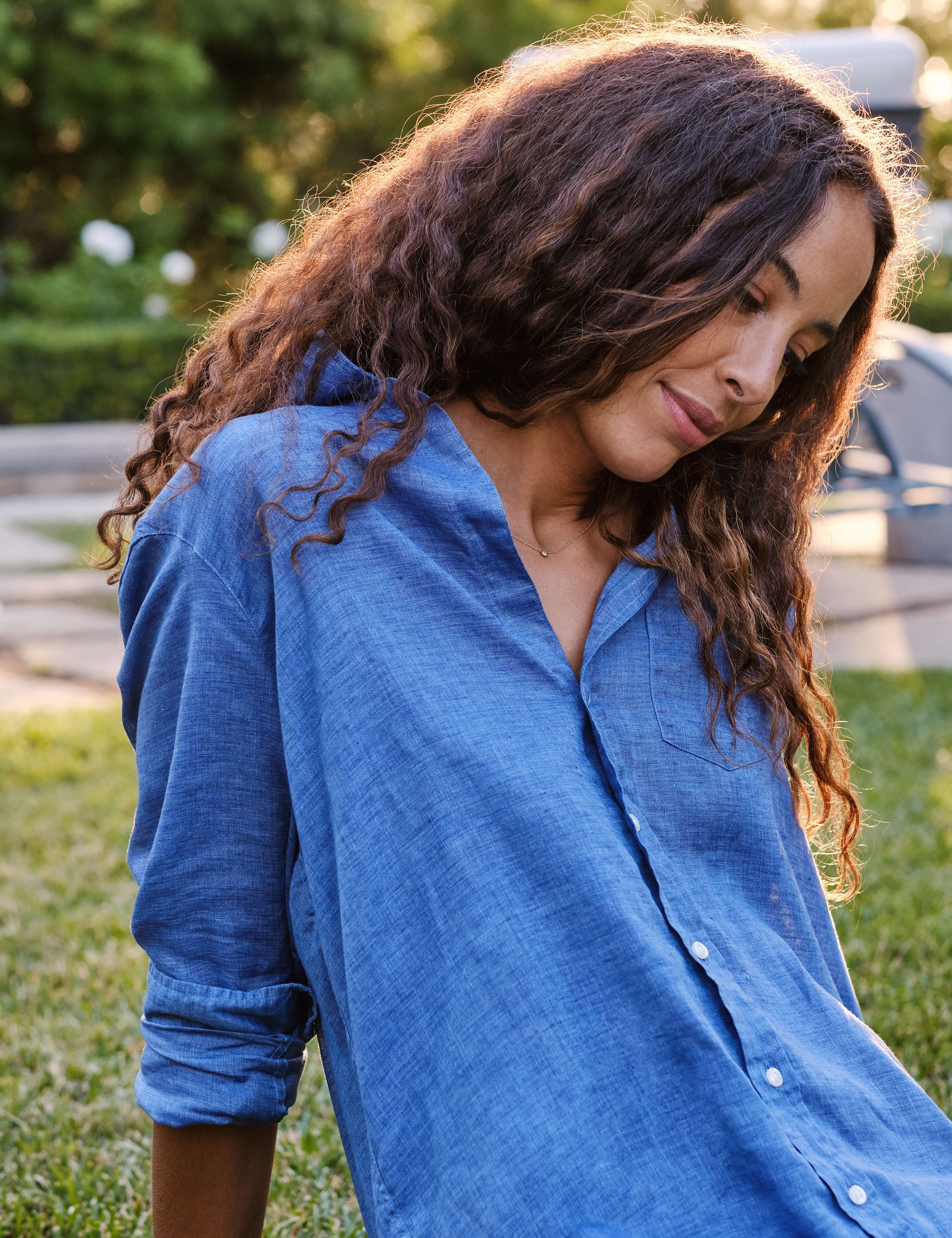 MARY Famous Blue, Classic Linen