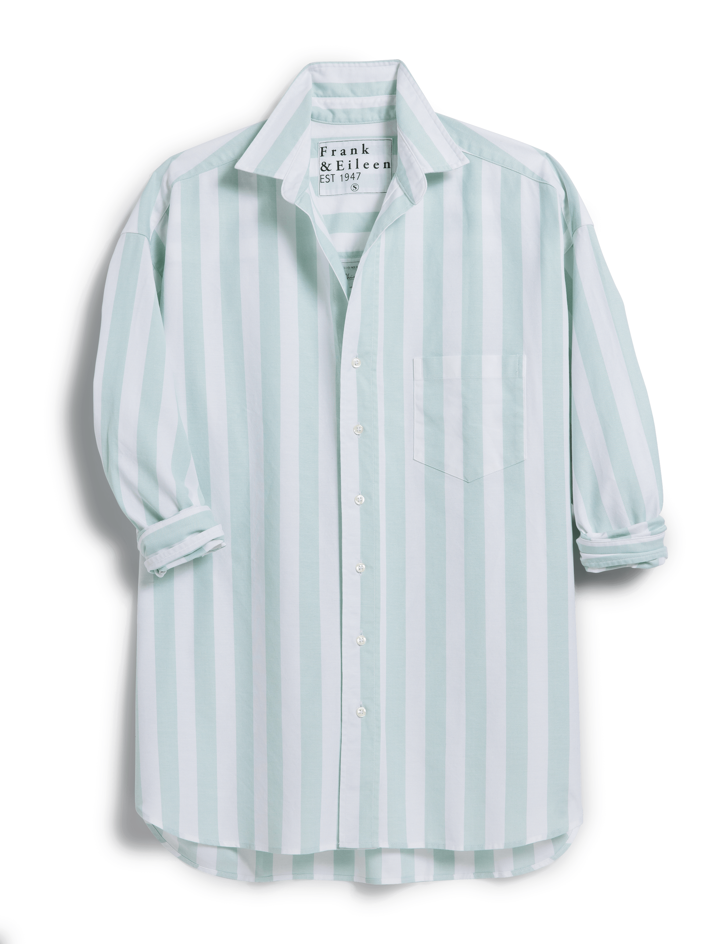 SHIRLEY Sage Stripe, 1947 Italian Oxford